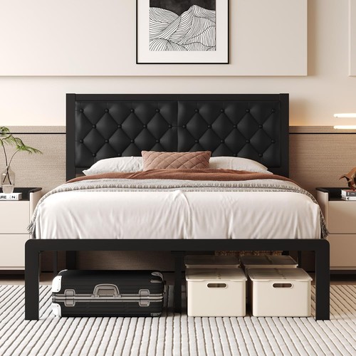 Full bed frame - bed, headboard