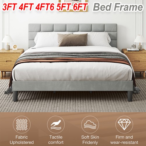 Morden bed frame - frame, velvet