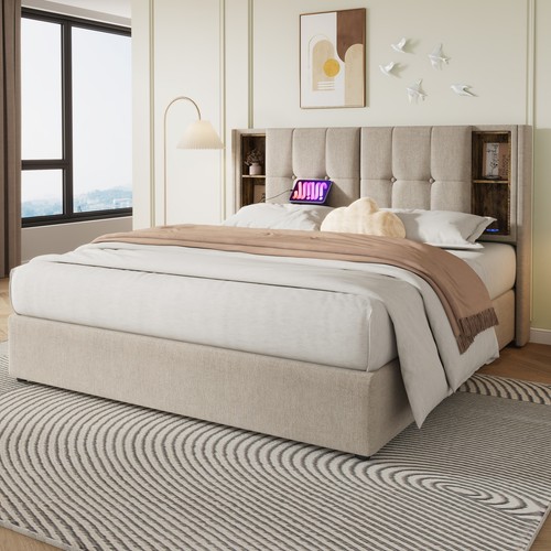 6ft super king upholstered bed - 6ft,
