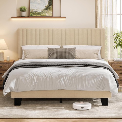Full size bed - bed, with