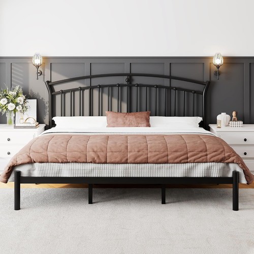 King size bed frame with - king,