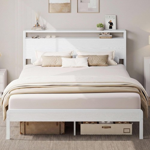 Queen bed frame - bed, with