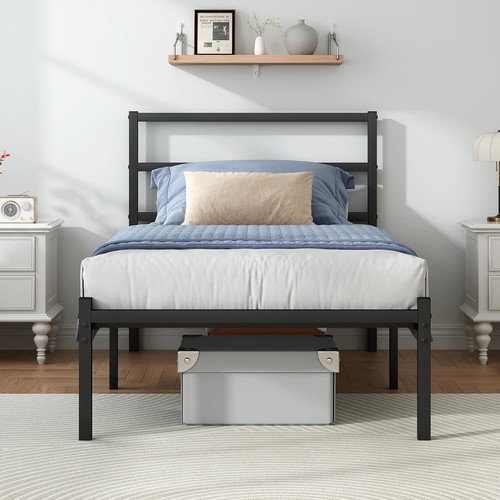 Twin metal bed - twin, w
