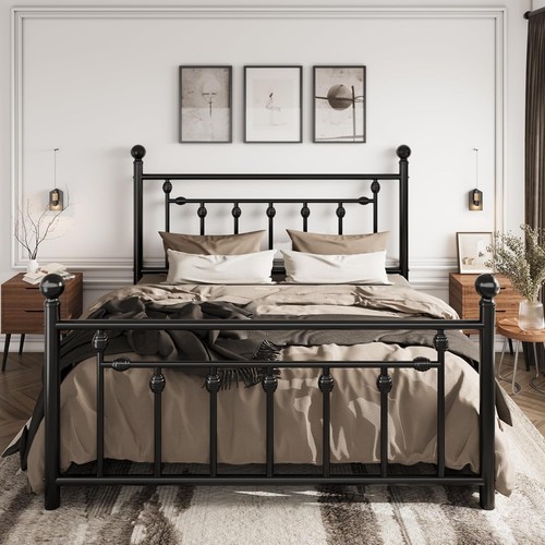 Full size metal platform - full,