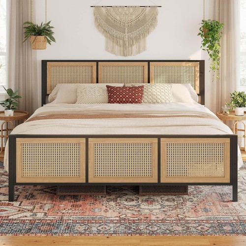 King bed frame platform - bed,
