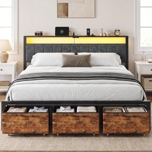 King size bed frame - king,