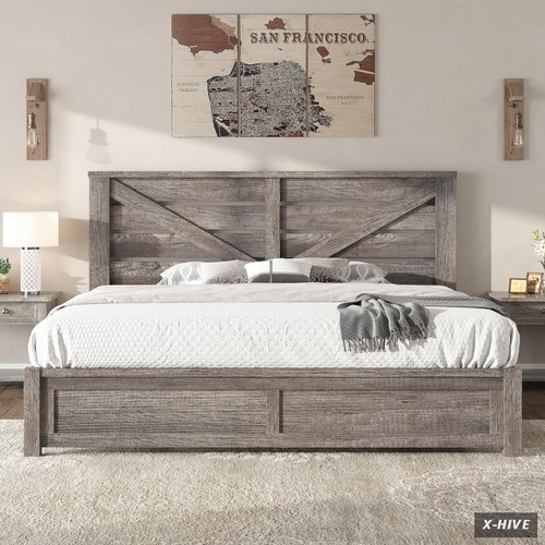 Farmhouse king bed - king,