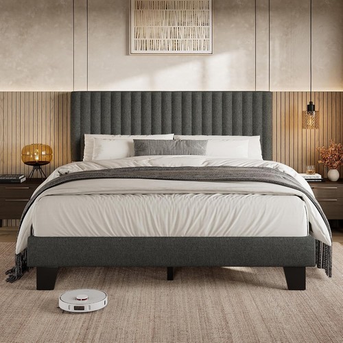 Queen bed frame - bed,