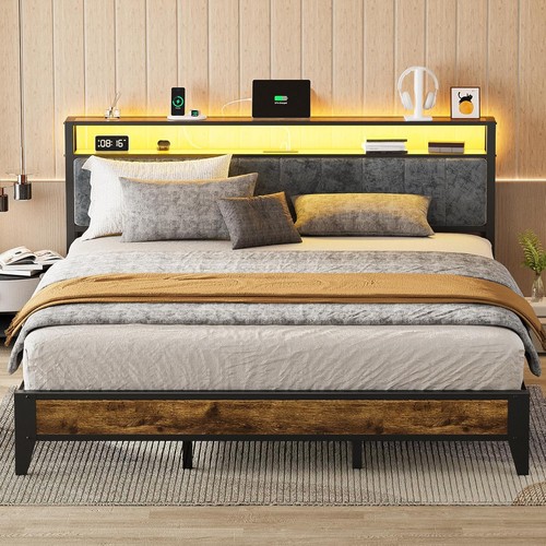 King bed frame - frame, headboard