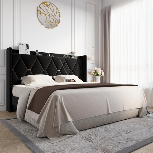 King size bed frame with - king,