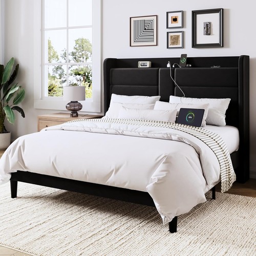 Queen size platform bed frame - queen,