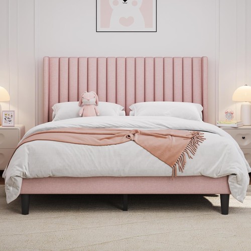 Queen bed frame upholstered - frame,
