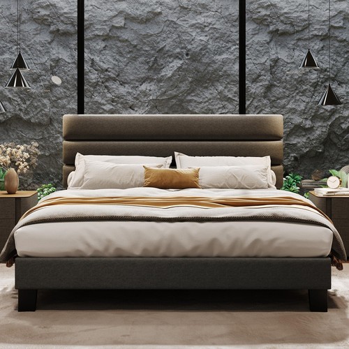 King size platform - size, frame