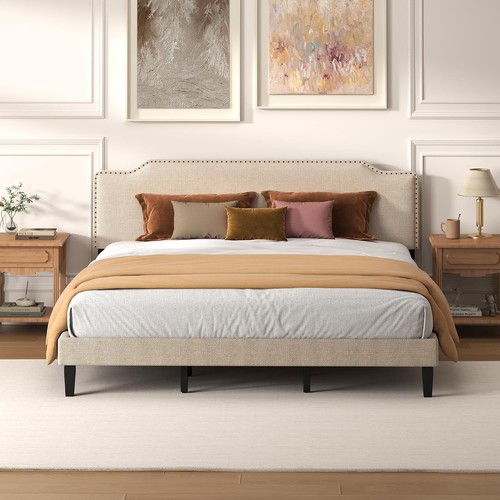 King size bed frame with - king,