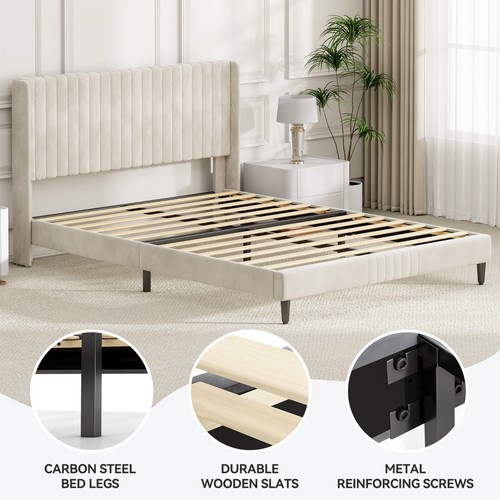 Charlie upholstered bed - upholstered, frame