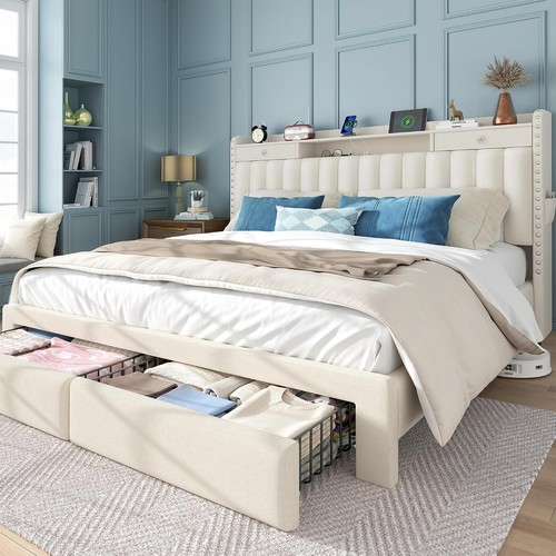 King bed frame with - king,