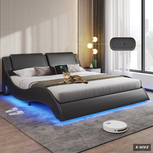 King size bed - frame, w/