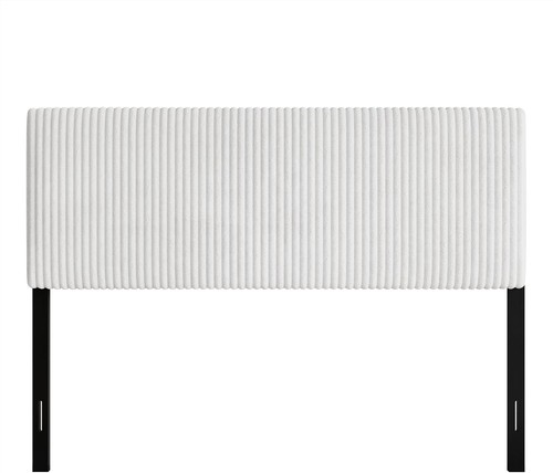 White queen corduroy velvet - white,